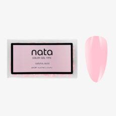 Foto del producto 4: Gel tips nails PRESS ON Natural Nude Nata - forma almendra tamaño corto.