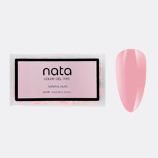 Foto del producto 23: Gel tips nails PRESS ON Natural Nude Nata - forma almendra tamaño corto.