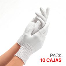 Foto del producto 11: Pack 10 cajas de Guantes de nitrilo blancos sin polvo +. Foto del producto 11: Pack 10 cajas de Guantes de nitrilo blancos sin polvo +.