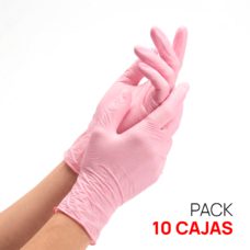 Foto del producto 6: Pack 10 cajas de Guantes de nitrilo rosas sin polvo +. Foto del producto 6: Pack 10 cajas de Guantes de nitrilo rosas sin polvo +.