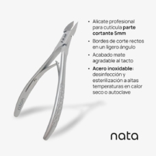 Foto del producto 1: Alicates para cutícula Nata 5mm.