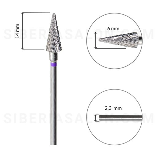 SKU_ cono violet punta fina