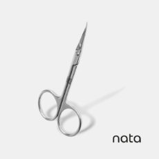 Foto del producto 1: Tijeras para cutícula Nata, punta doblada 95mm.
