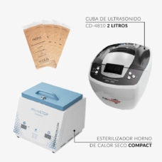 Foto del producto 4: PACK COMPLETO COMPACT para desinfección y esterilización (sin líquido) +.