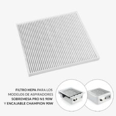 Foto del producto 13: Filtro HEPA para los modelos de aspiradores sobremesa PRO N1 90W y encajable CHAMPION 90W.
