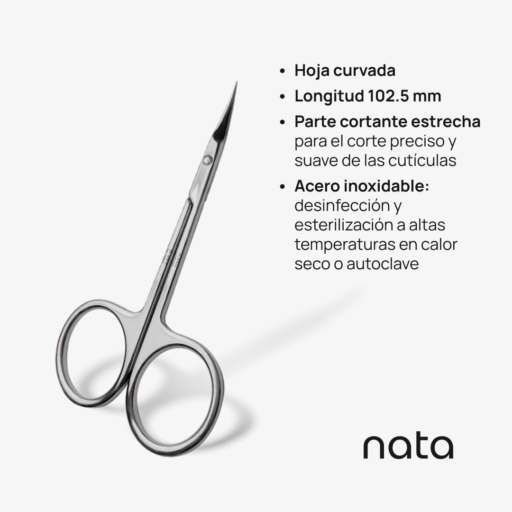 Tijeras punta curvada 102.5
