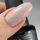 Glitter liquid gel 15 ml – ⁠Soft Sand