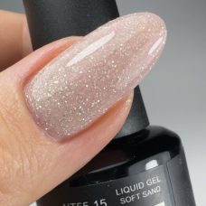 Glitter liquid gel 15 ml – ⁠Soft Sand