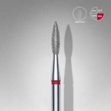 Foto del producto 5: Fresa Staleks llama afilada, roja, 2.1mm-8mm.
