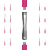 Mango Del Empujador Combo UNIQ 10 Para Partes De Trabajo Intercambiables