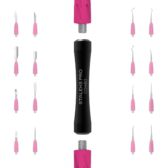 Mango Negro Del Empujador Combo UNIQ 10b Para Partes Intercambiables
