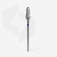 Fresa / Broca para retirar permanente/gel, azul, forma cono truncado