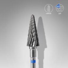 Foto del producto 8: Fresa / Broca Staleks para retirar permanente/gel, azul, forma cono.