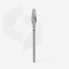 Fresa / Broca Staleks para retirar permanente/gel, roja, forma maíz