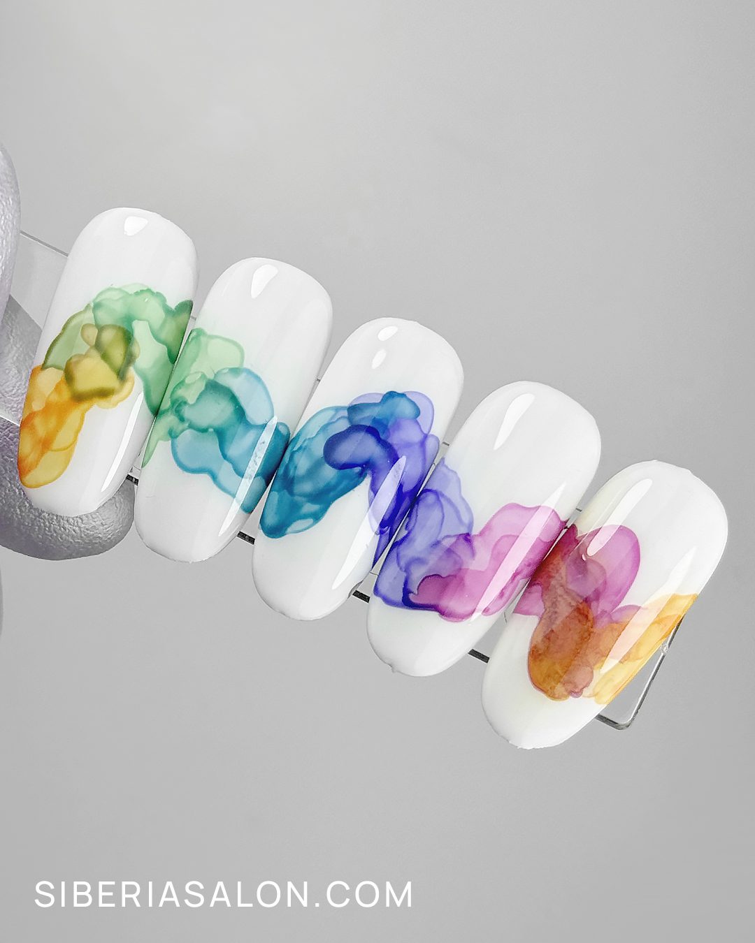 Uñas Blooming ink primavera 2025