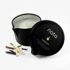 Foto del producto 1: Pack Velas hidratantes Nata con aceites aroma Vainilla, Fresa y Café - 30g +.