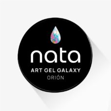 Art Gel Galaxy NATA Orión - Gel con glitter multicolor para diseños de uñas