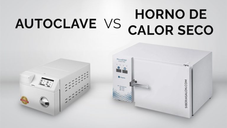 Horno de calor seco VS autoclave
