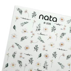 Slider Nata S008 - Pegatinas de agua para uñas