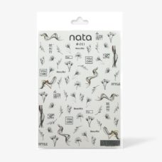 Foto del producto 9: Slider Nata S011 - Pegatinas de agua para uñas.
