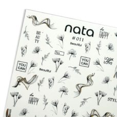 Slider Nata S011 - Pegatinas de agua para uñas
