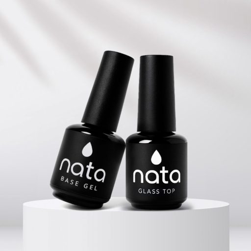 Pack Base Gel 15 ml y Glass Top Nata 15 ml