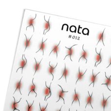 Slider Nata S012 - Pegatinas de agua para uñas