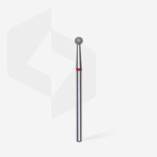 Fresa Staleks de diamante, forma bola, roja, 3.5mm