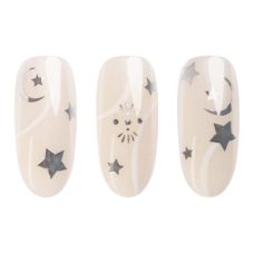 Nail stickers Neonail 05 - Astro Silver