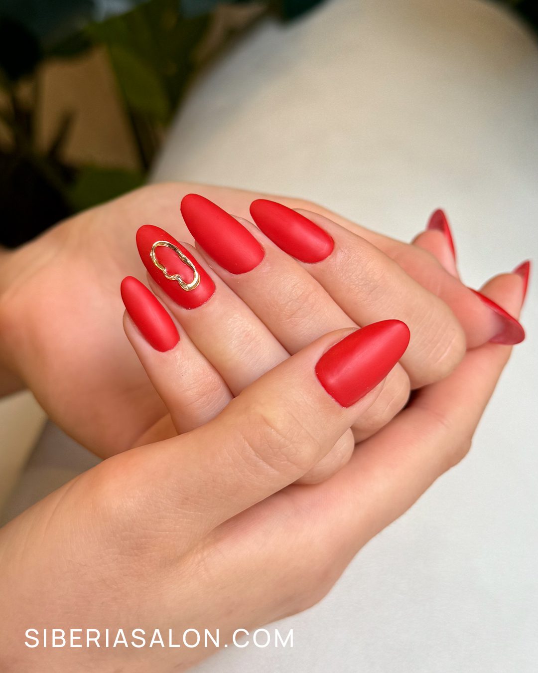 Uñas rojas invierno 2026