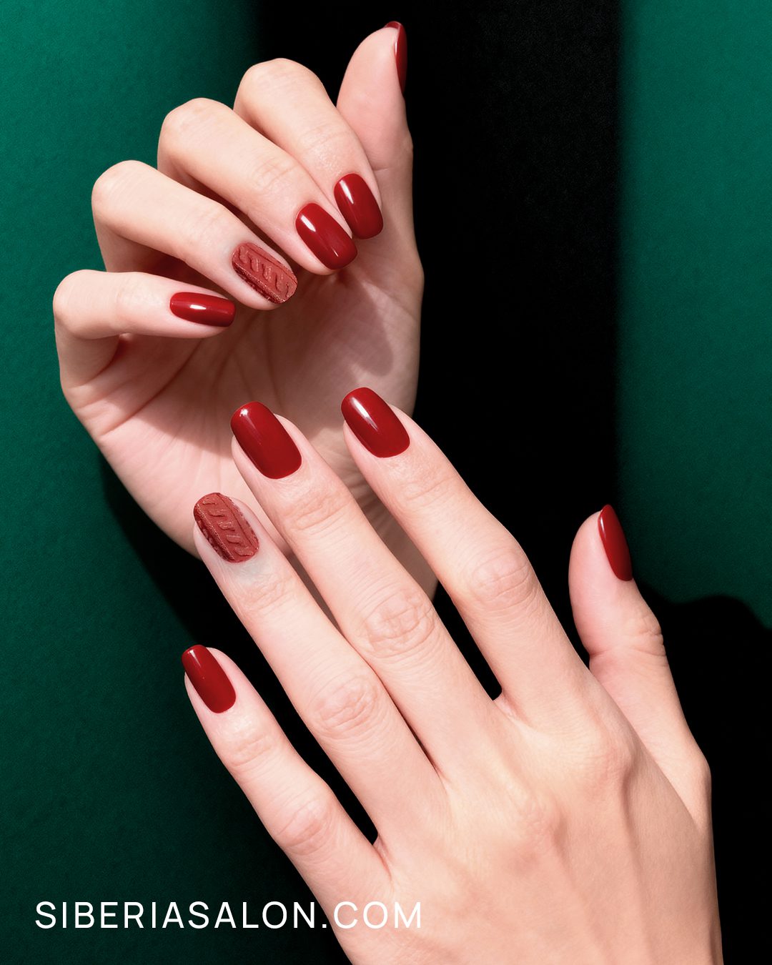Uñas estilo jersey (sweater nails): la tendencia absoluta del invierno 2026