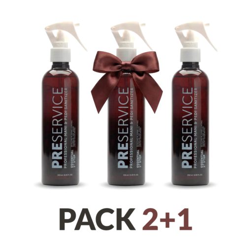 pack 2+1 Desinfectante para manicura y pedicura