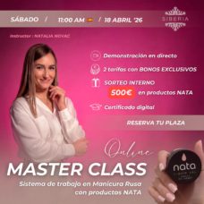 Foto del producto 1: Tarifa 29,99€ Masterclass (online) Natalia Novac: Sistema de trabajo en manicura rusa.. Foto del producto 1: Tarifa 29,99€ Masterclass (online) Natalia Novac: Sistema de trabajo en manicura rusa..