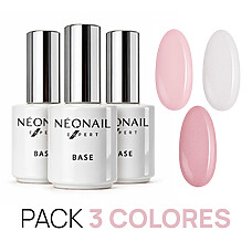 Foto del producto 2: Pack 3 Revital Base Fiber: Creamy Splash + Blinking Cover Pink + Shiny Queen.
