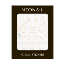 Foto del producto 10: Nail stickers 3D 03 Neonail – gold abstract.