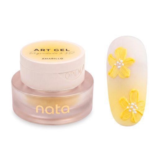 Art Gel Nata Degradado & 3D - color amarillo 3g